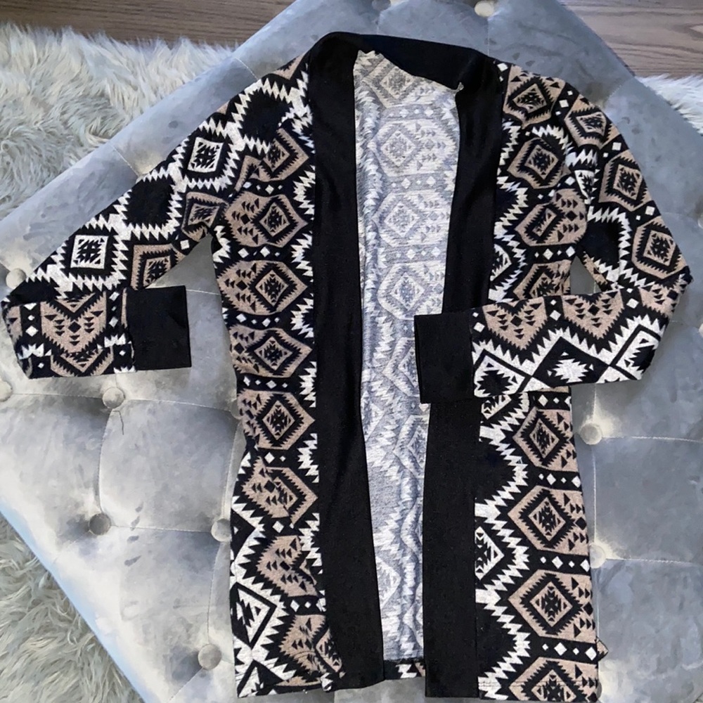 Longline cardigan